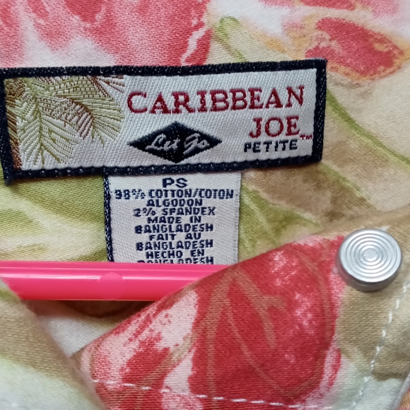 Caribbean Joe PS Floral Button up Jacket - Picture 5 of 5